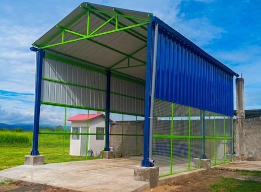 Estructura metálica de almacenamiento